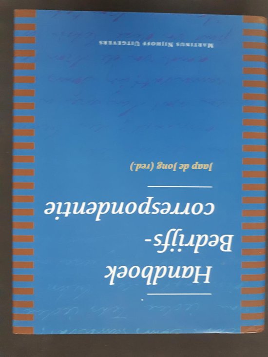 9789068904697 Handboek Bedrijfscorrespondentie