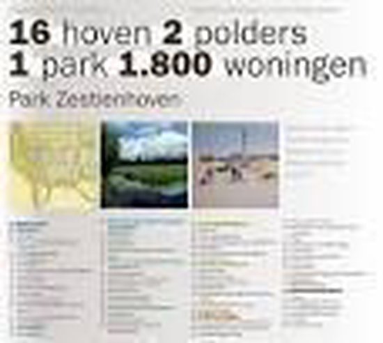 9789069060422 16 Hoven 2 Polders 1 Park 1800 Woningen