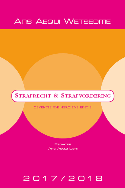 9789069169101 Ars Aequi Wetseditie Strafrecht strafvordering 20172018