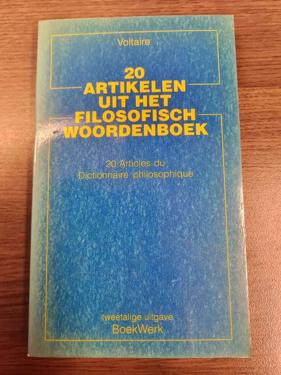 9789071677229 20 artikelen uit het filosofisch woordenboek