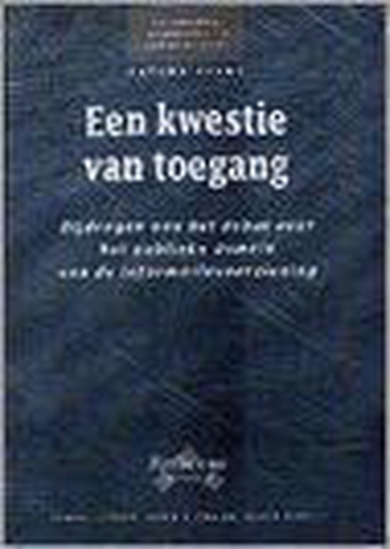 9789071894855 Een kwestie van toegang  druk 1
