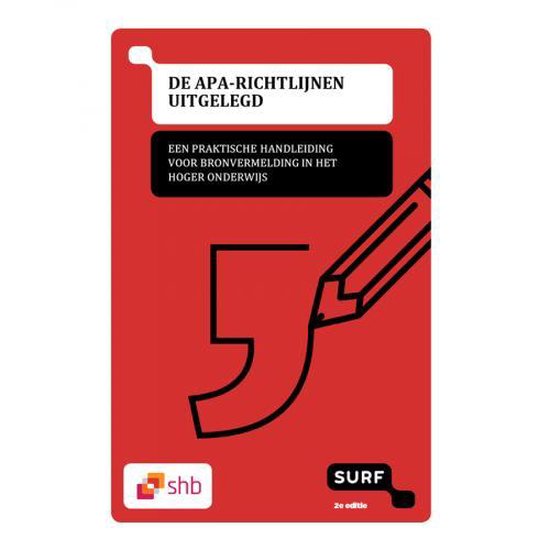 9789072482204 De APArichtlijnen uitgelegd