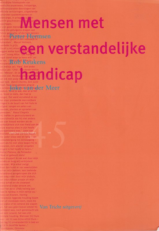 9789073460584 Mensen met een verstandelijke handicap  druk 2