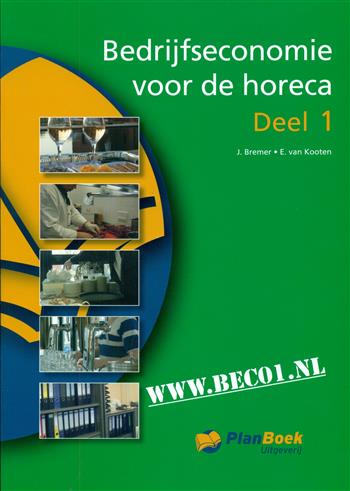 9789074625500 1 Bedrijfseconomie voor de horeca