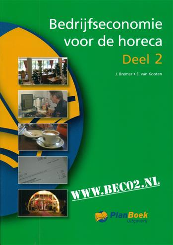 9789074625517 Bedrijfseconomie voor de horeca deel 2