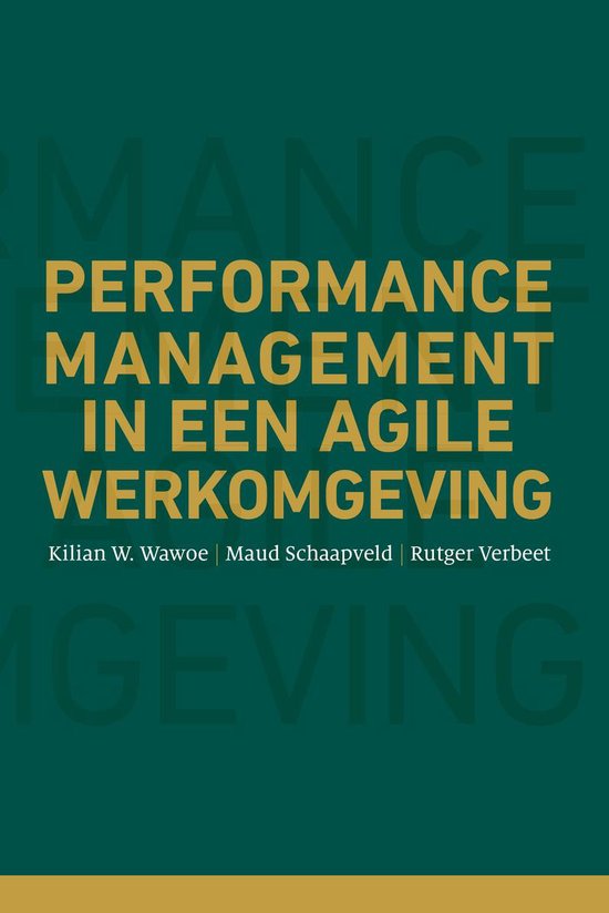9789076834979 Performance management in een agile werkomgeving