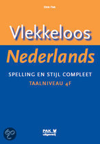 9789077018583 Vlekkeloos Nederlands   taalniveau 4F