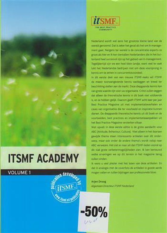 9789079272037 Itsmf academic volume 1