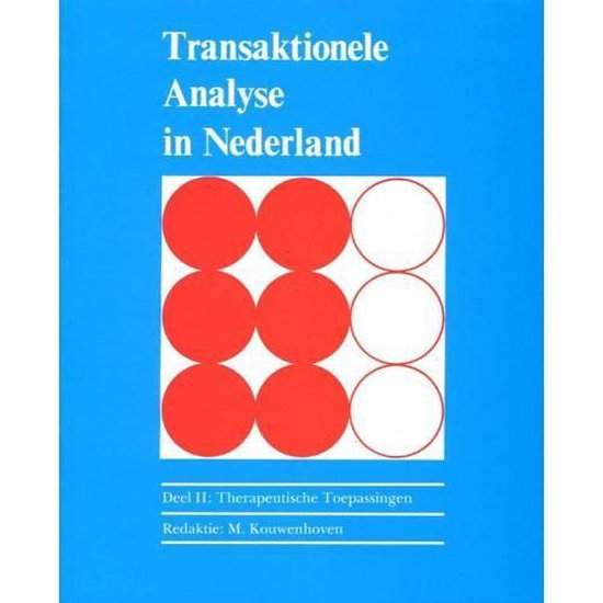 9789080012929 Transaktionele analyse in Nederland  2