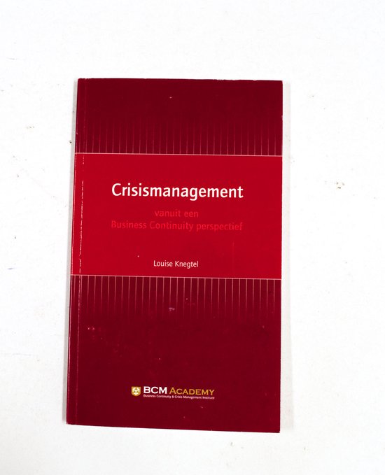 9789081055321 Crisismanagement