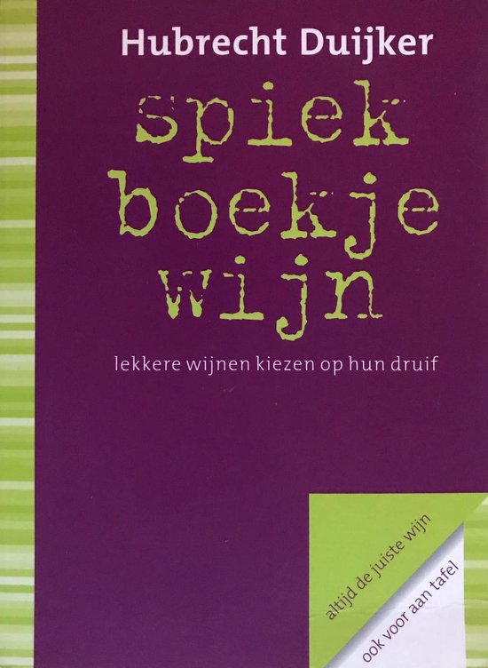9789081092616 Spiekboekje Wijn
