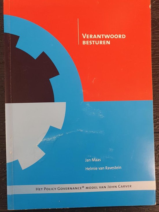 9789081106610 Verantwoord besturen