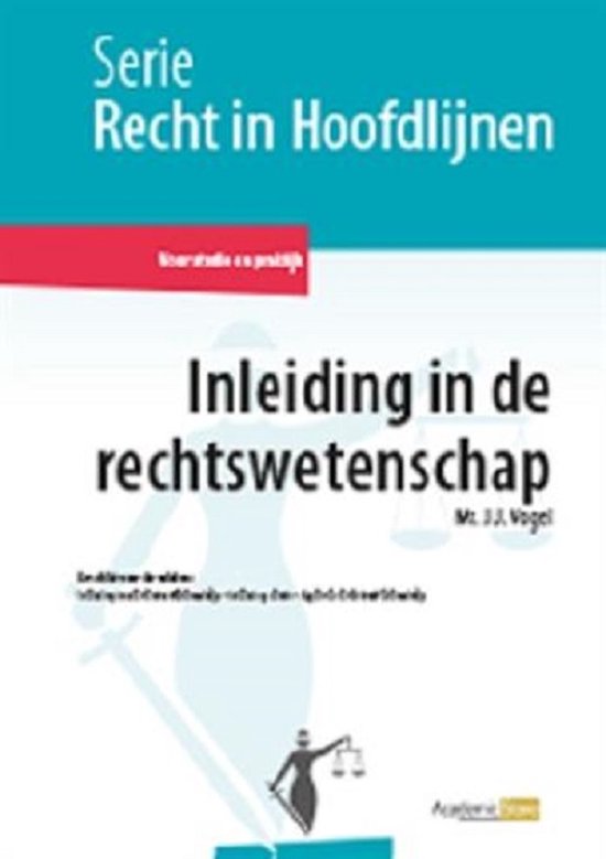 9789082278736 Inleiding in de rechtswetenschap