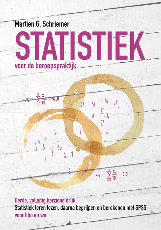9789082632231 Statistiek voor de beroepspraktijk
