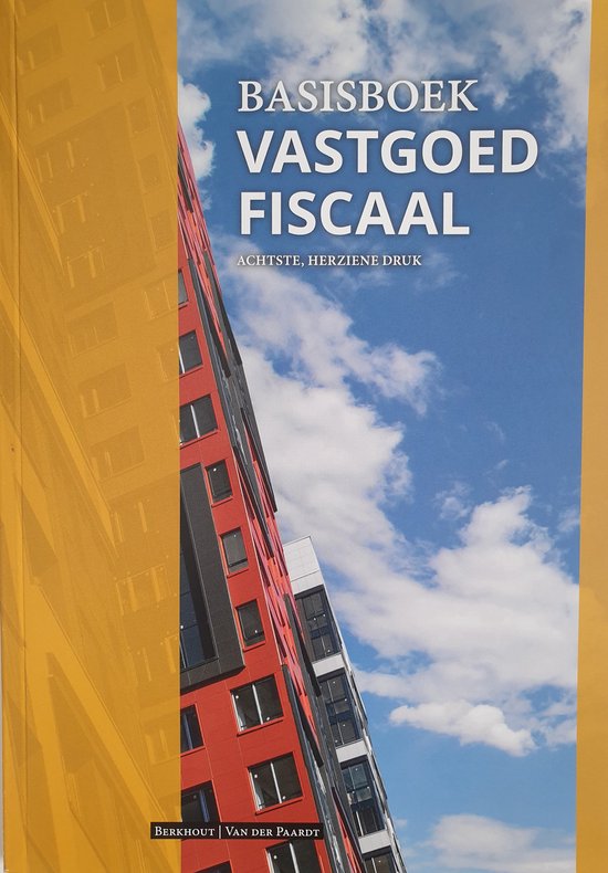 9789083021607 Basisboek vastgoed fiscaal