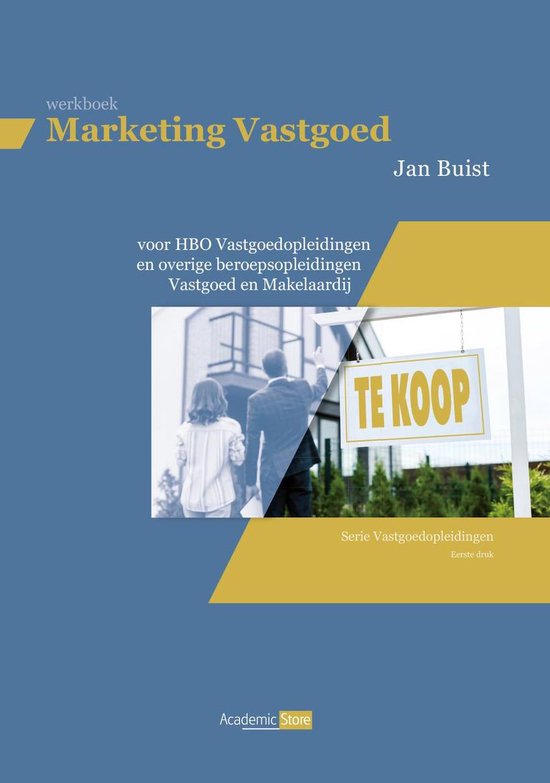 9789083067438 Marketing Vastgoed werkboek 