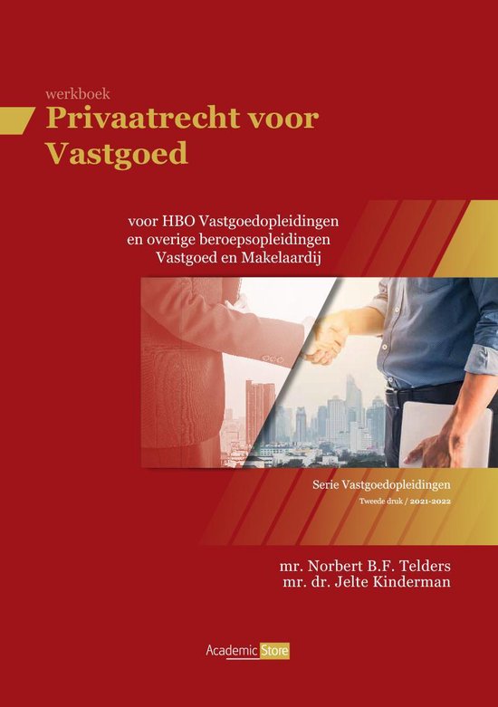 9789083067469-Werkboek-Privaatrecht-voor-Vastgoed