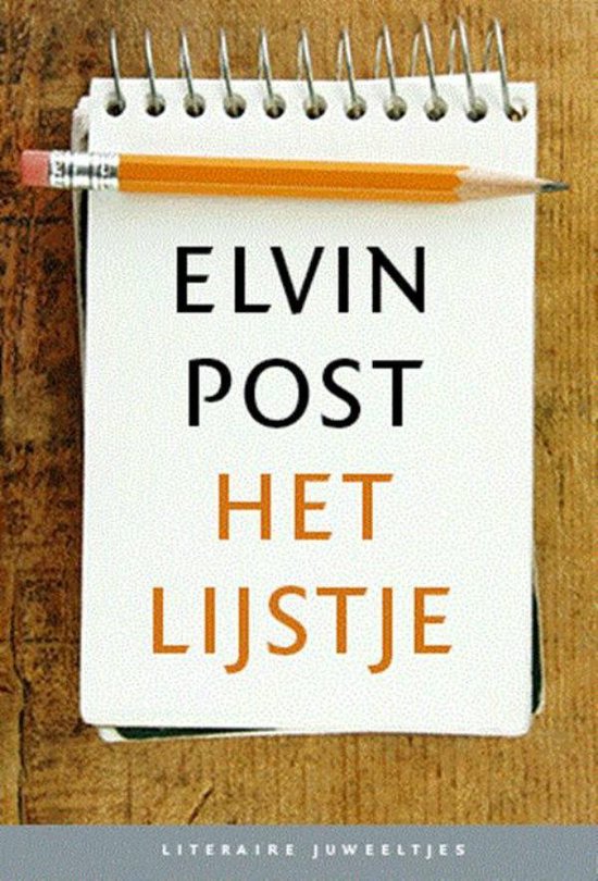 9789085165712 Het Lijstje  Elvin Post  Literaire Juweeltjes november 2018