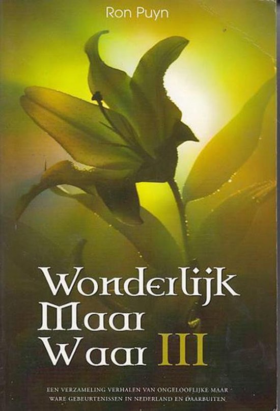 9789085198000 Wonderlijk maar waar III