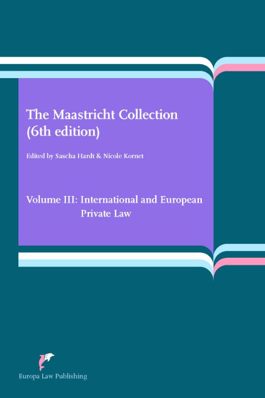 9789089522177 The Maastricht Collection 6th edition Volume III