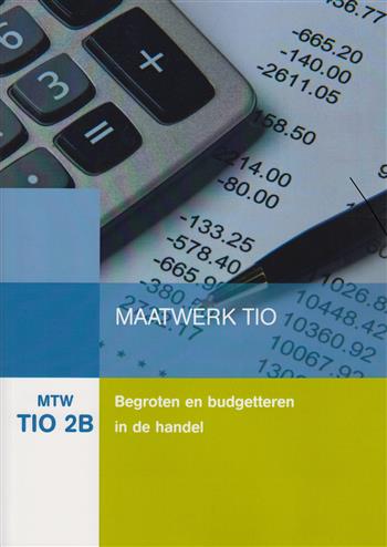 9789400215924 Begroten en budgetteren in de handel MTW TIO 2b