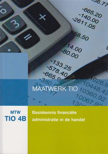9789400215948 Basiskennis financiele administratie in de handel MTW TIO 4b