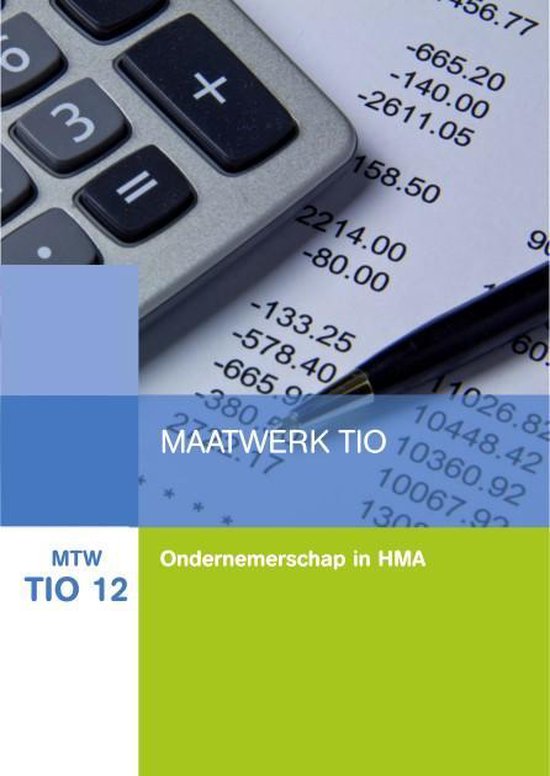 9789400221819 Maatwerk TIO Ondernemerschap in HMA