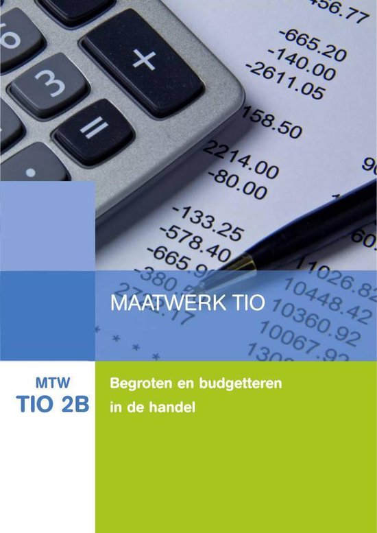 9789400228948 MTW TIO 2B  Maatwerk TIO 2 Begroten en budgetteren in de hande
