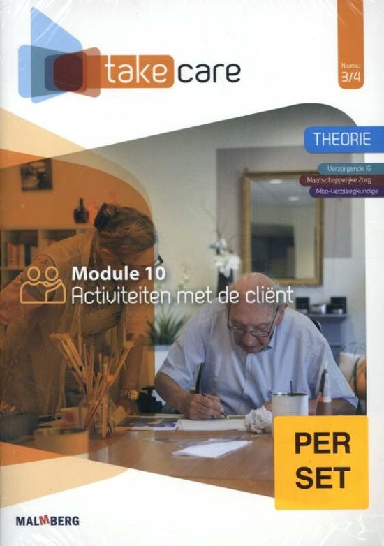 9789402069891 Take Care set Niveau 34 verzorgende ig maatschappelijke zorg Theorieboek