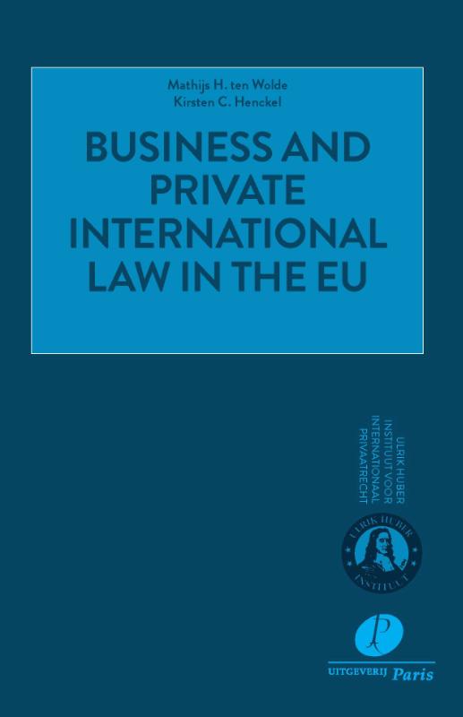 9789462512580 Business and private international law in the EU