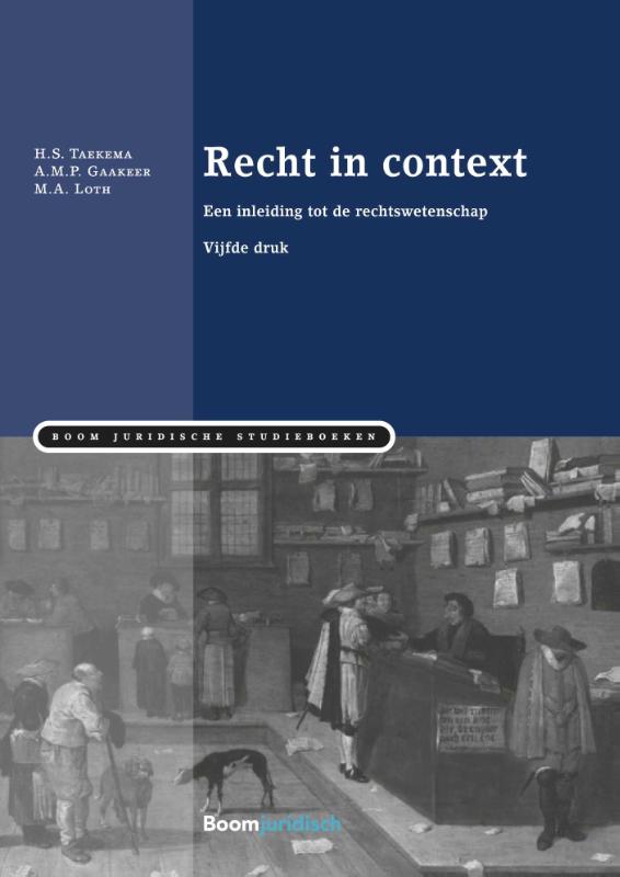 9789462903951 Boom Juridische studieboeken  Recht in context