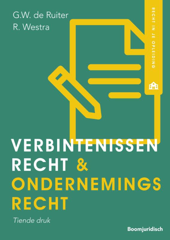 9789462906334 Recht in je opleiding  Verbintenissenrecht  ondernemingsrecht