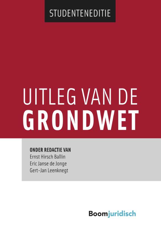 9789462907324 Uitleg van de Grondwet
