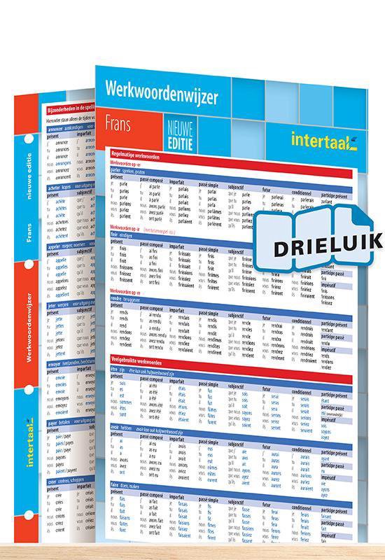 9789462934573 Werkwoordenwijzer bovenbouw Frans