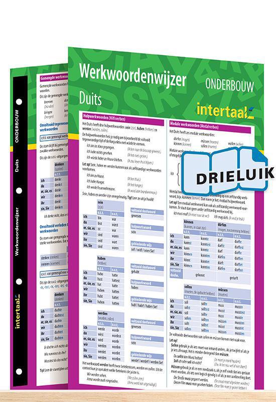 9789462935594 Werkwoordenwijzer onderbouw Duits