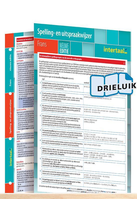 9789462937239 Spelling en uitspraakwijzer bovenbouw Frans nieuwe editie