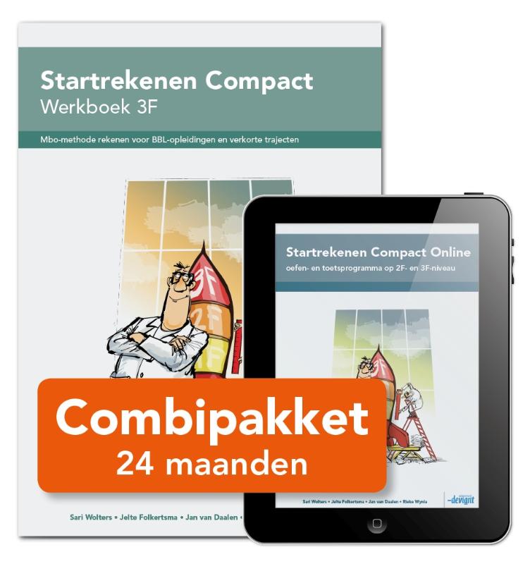 9789463261142 Startrekenen compact 3f combipakket werkboek  lic 24 mnd