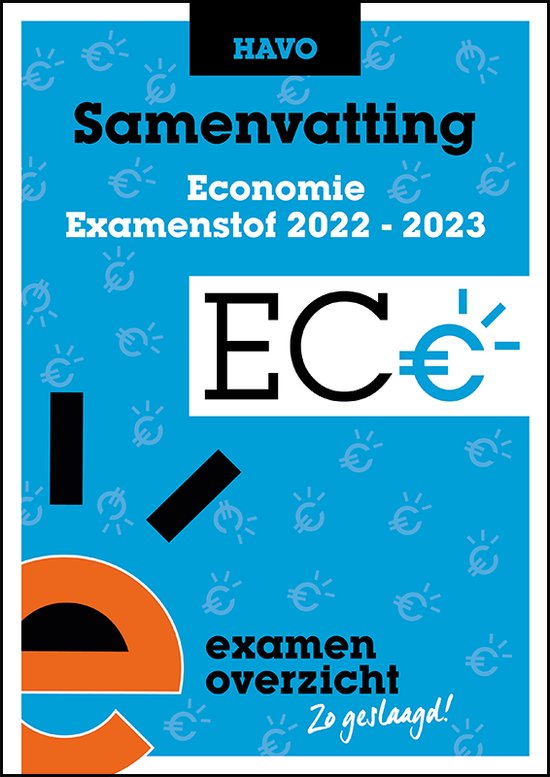 9789464380224 ExamenOverzicht  Samenvatting Economie HAVO