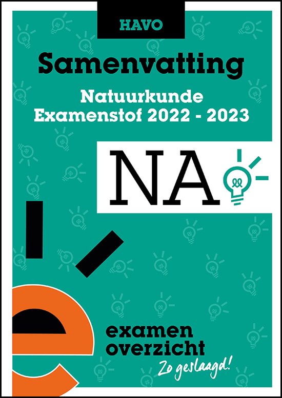 9789464380279 ExamenOverzicht  Samenvatting Natuurkunde HAVO