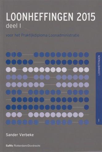 9789492307859 Loonheffingen 2015 deel I voor het pdl
