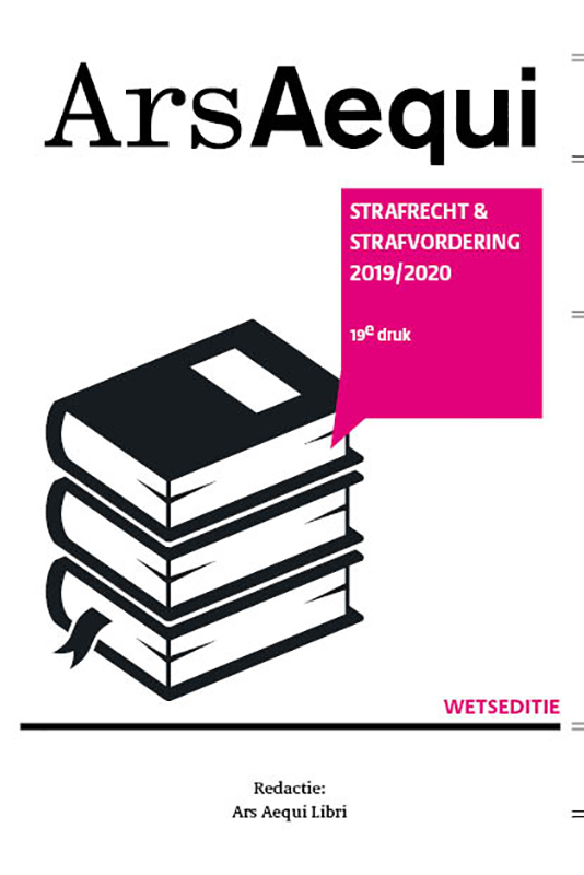 9789492766588 Ars Aequi Wetseditie  Strafrecht  strafvordering 20192020