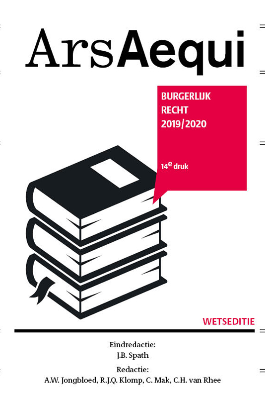 9789492766724 Ars Aequi Wetseditie  Burgerlijk recht 20192020