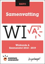 9789492871558 ExamenOverzicht  Samenvatting Wiskunde A HAVO
