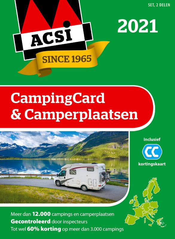 9789493182080 ACSI CampingCard  Camperplaatsen 2021