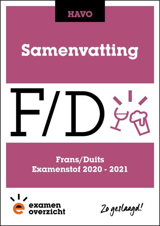 9789493190016 ExamenOverzicht  Samenvatting Frans en Duits HAVO