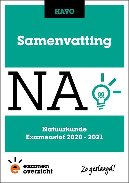 9789493190047 ExamenOverzicht  Samenvatting Natuurkunde HAVO