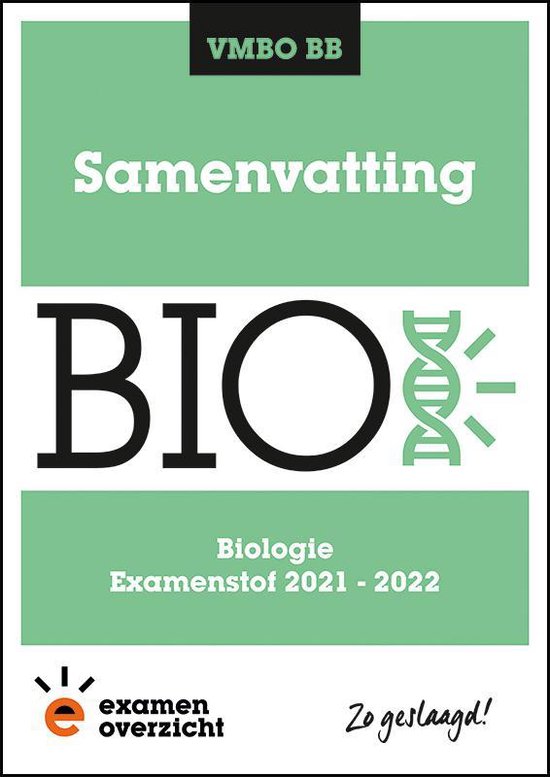 9789493190917 ExamenOverzicht Samenvatting Biologie VMBO BB