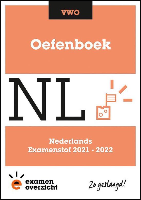 9789493237445 ExamenOverzicht  Oefenboek Nederlands VWO