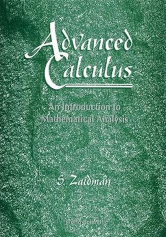 9789810227043 Advanced Calculus an Introduction to Ma