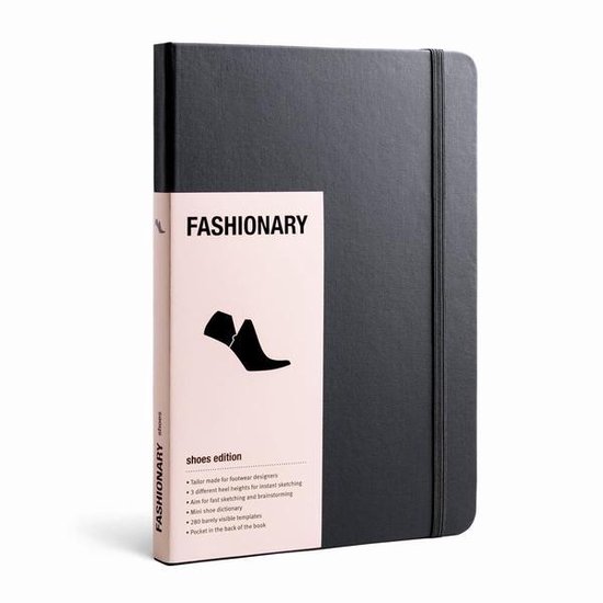 9789881354754 Fashionary Shoe Sketchbook A5